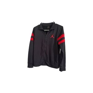 Jordan Black Jacket with Red Stripes